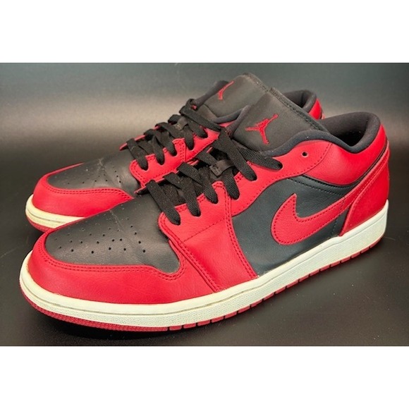 Nike Air Jordan 1 Retro 2020 OG Low Top Reverse Bred Sneakers mens size 11.5 - Picture 1 of 8